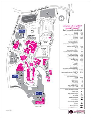 Valencia campus map